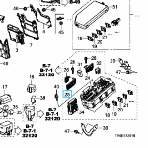 Honda Civic 5dr & Tourer 2012-2017 Multi Block Fuse