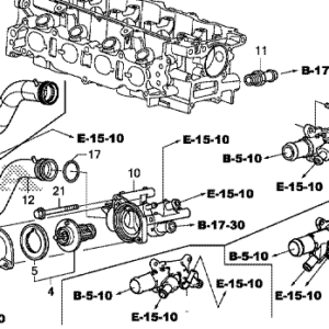 Honda Various Models 2007-2019 Thermostat Cover