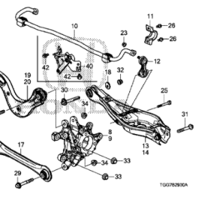 Honda Civic Type-R 2017-2021 N/S/R ABS SENSOR