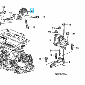 Honda Civic 3DR-5DR 2006-2011 Lower Torque Rod