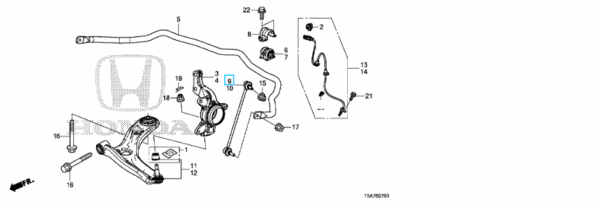 Honda Jazz 2015-2020 RH Front Drop Link