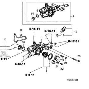 Honda Various Models 2017-2021 Water Pump