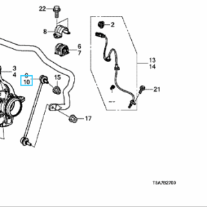 Honda Jazz 2015-2020 LH Front Drop Link