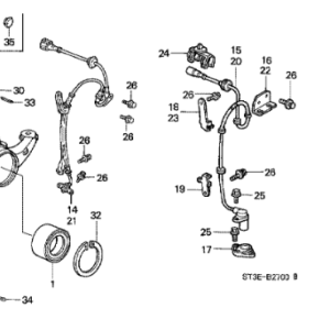 Honda Civic 1995-2000 Front Knuckle Ring
