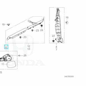 Honda CR-V E:PHEV 2024-  Adapter Assembly Charge Lid