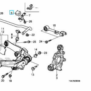 Honda CR-V 2013-2014  Rear Stabiliser Bush