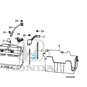 Honda Various Models Battery Clamp Bolt