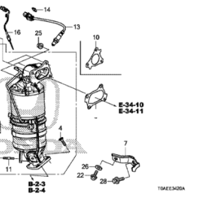 Honda Various Models 2015-2018 High Pressure DPF Sensor Pipe