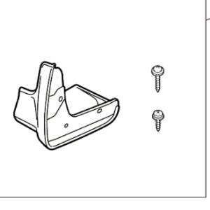 Honda Type-R 2009-2011 FRONT MUDGUARD SET