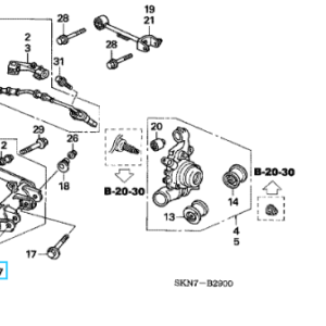 Honda Various Models  Rear Lower Arm Flange Bolt 12 x 75