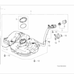 Honda Civic Type-R 5dr 2017-2021 Fuel Strainer Set