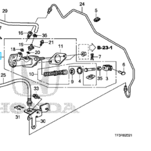 Honda Jazz 2009-2010 Clutch Master Cylinder