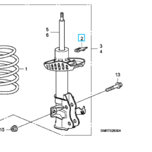 Honda Civic 2006-2011 Rear Shock Absorber Pad
