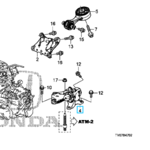 Honda Civic 5dr 1.8 2012-2017 Rubber Assy Transmission Mounting