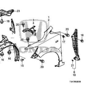 Honda Various Models - Clip Under Cover