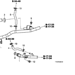 Honda 1.6 Diesel Various Models 2013-2018 Heater Pipe