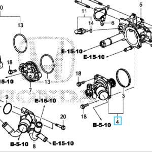 Honda Civic 1.0ltr 2017-2021 Thermostat