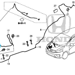 Honda Jazz 2016-2020 Washer Bottle Cap