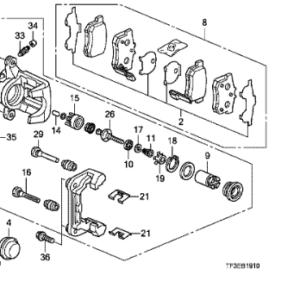Honda Jazz 2009-2015 OSR Brake Splash Guard