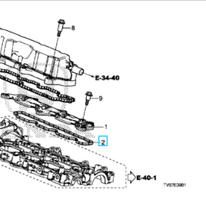 Honda Various Models 1.6 Diesel - Gasket Head Cover Plate