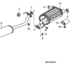 Honda Various Models - Bolt B Flexible Joint