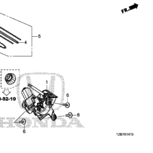 Honda Jazz E:HEV 2021 - Current Rear Wiper Arm