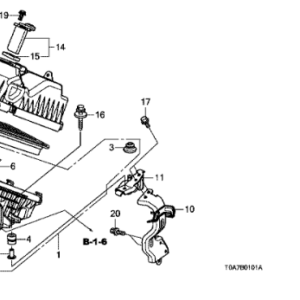 Honda CR-V  2.0 PETROL  2013-2018 AIR FILTER