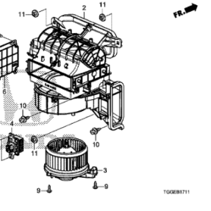 Honda Civic 2017 Pollen Filter Lid