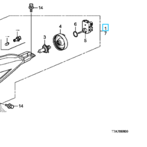 Honda HR-V 2015-2021 Offside Headlight