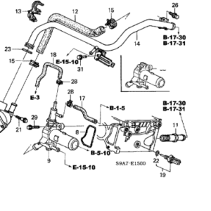 Honda Various Models 2001-2015 Thermostat Case Seal