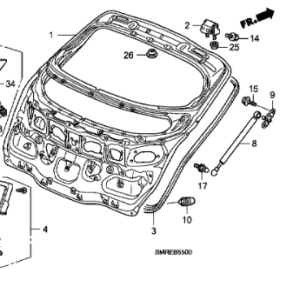 Honda Civic 2006-2011 Torx Bolt 6mm