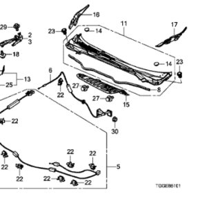 Honda Civic 2016-2021 Bonnet Lock