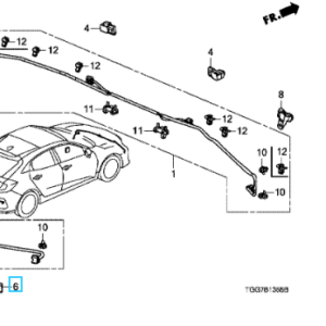 Honda Civic 2017-2021 Rear Outer Parking Sensor