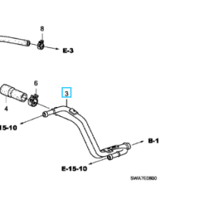 Honda CR-V 2007-2012 Breather Pipe
