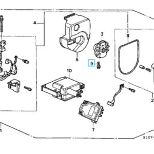 Honda CR-V 1997-2001 Distributor Rotor Head Screw