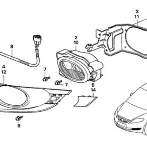 Honda FR-V Fog Light Screw Tapping