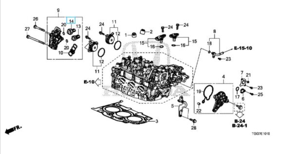 Honda Civic 1.0L 2017-2021 Oil Pressure Sensor