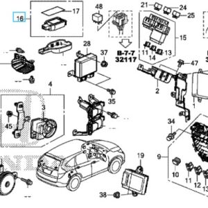 Honda CR-V and Civic 2013-2014 Rain & Light Sensor