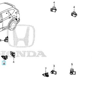 Honda CR-V 2019-2023 OSF Centre Parking Sensor Retainer