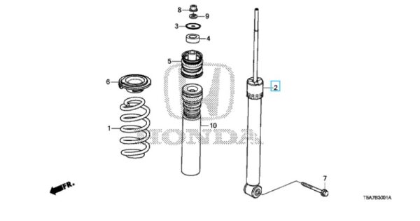 Honda Jazz 2016-2020 Rear Shock Absorber