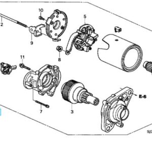 Honda FR-V 1.7 2005-2006 Starter Motor