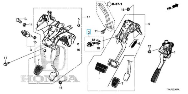 Honda Stop & Cruise Switch - various models