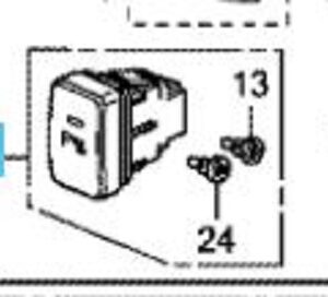 Honda Accord 2012-2015 Parking Sensor Switch