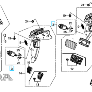 Honda Civic 5dr 2012-2015 Switch Assembly Stop- Cruise