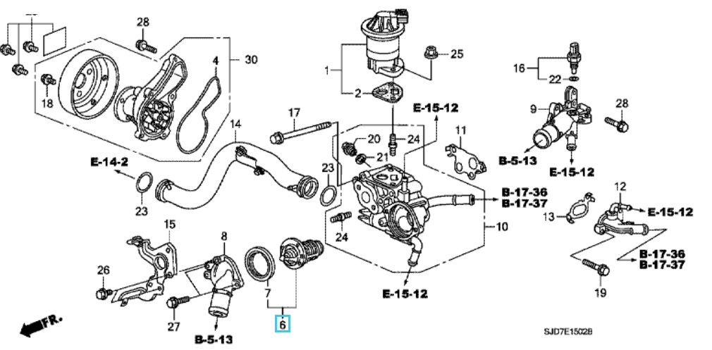Honda Various Models Thermostat