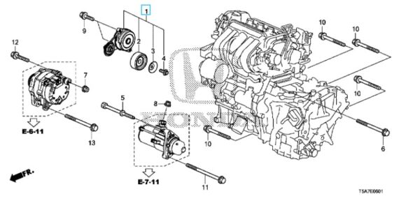 Honda Jazz 2015-2019 Auto Tensioner