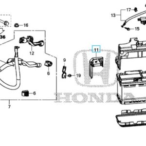 Honda HR-V 2016-2018 Battery Terminal Cover