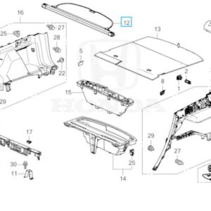 Honda CR-V 2019-2023 Tonneau Cover