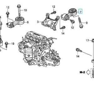 Honda CR-V Petrol 2007-2012 Lower Torque Rod