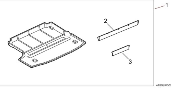 Honda Civic Tourer 2014-2017 Boot Tray With Dividers